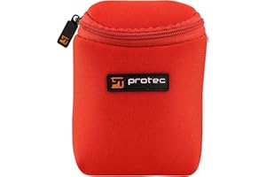 Protec Trumpet 3-Piece Neoprene Mouthpiece Pouch, Red