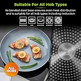 Tower Cerasure 32cm Fry Pan Ceramic Non-Stick Induction Suitable Graphite T80354 view 6