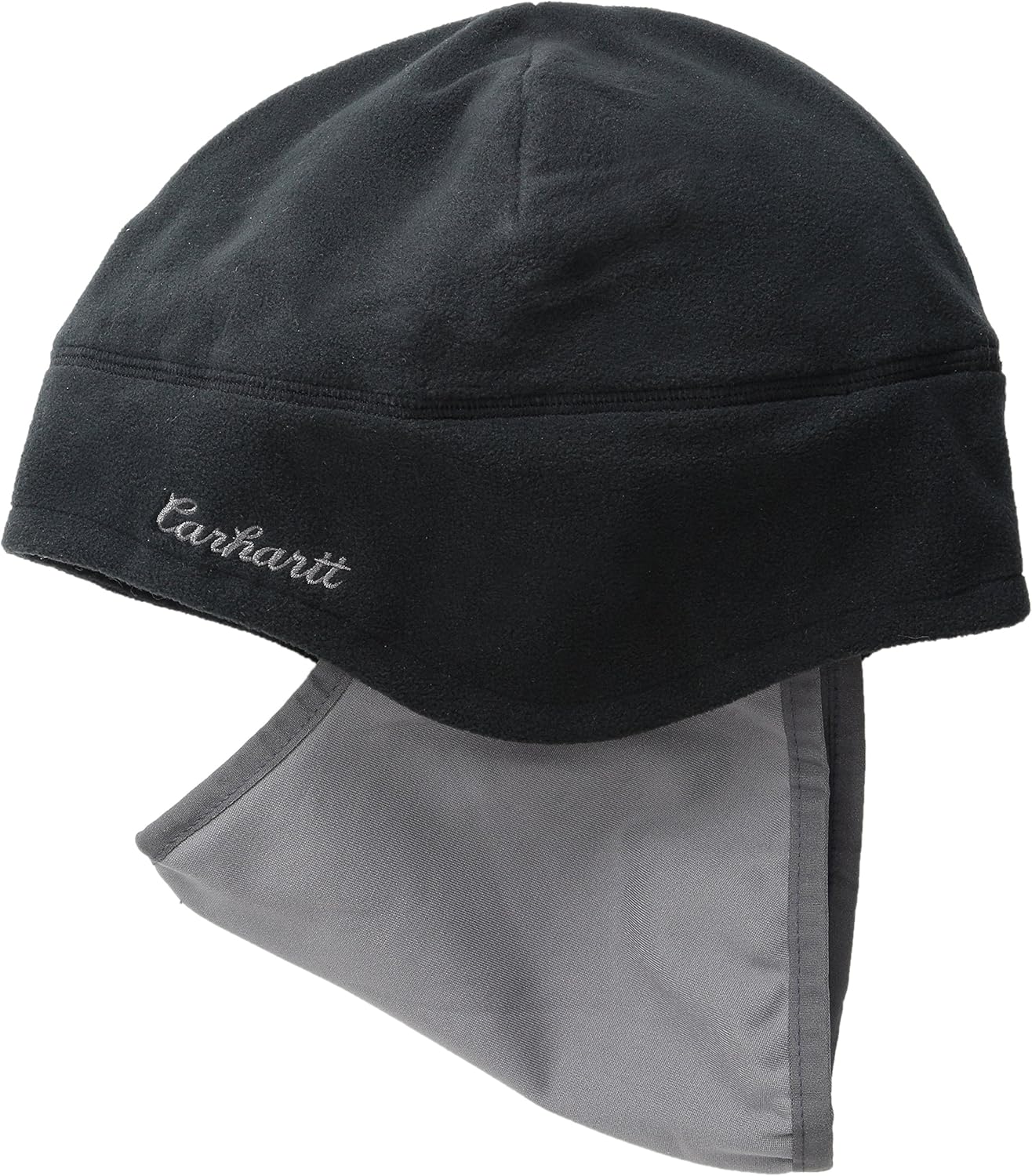Carhartt Women's Gretna Fleece 2 in 1 Hat and Face Mask, Black, One