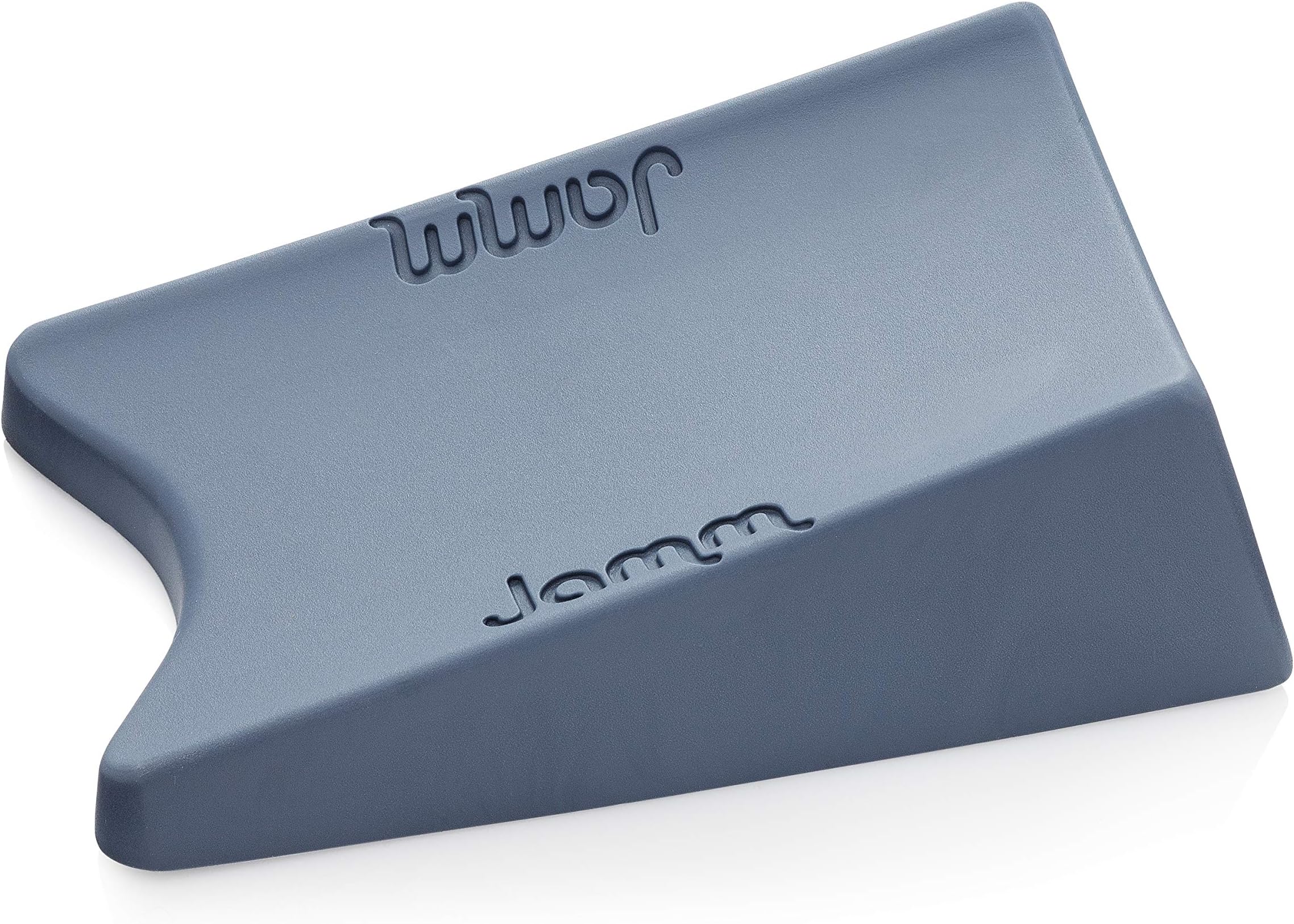 Jumbo Door Stopper | Door Stop Wedge Holds Doors Open in Both Directions | Premium Non Rubber Non Slip Hardware | Dusky Blue - 1 Pack
