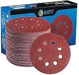S SATC 72 PCS 5 Inch 8 Hole Hook and Loop Adhesive
