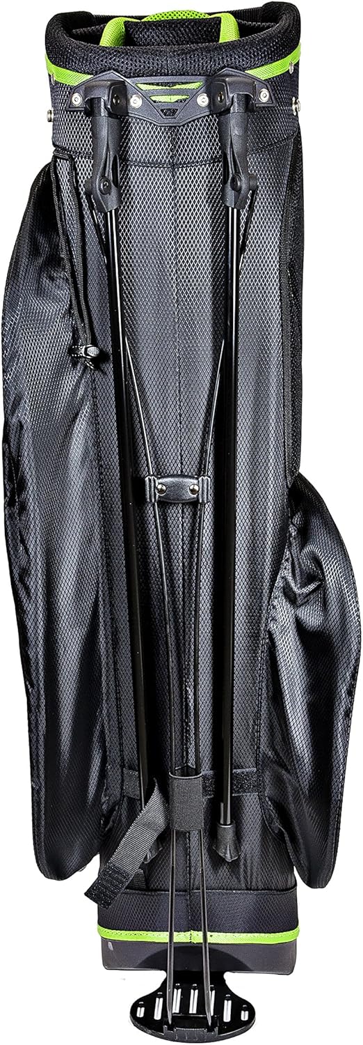 Club Champ Deluxe Stand Golf Bag, Black/Green : Sports & Outdoors