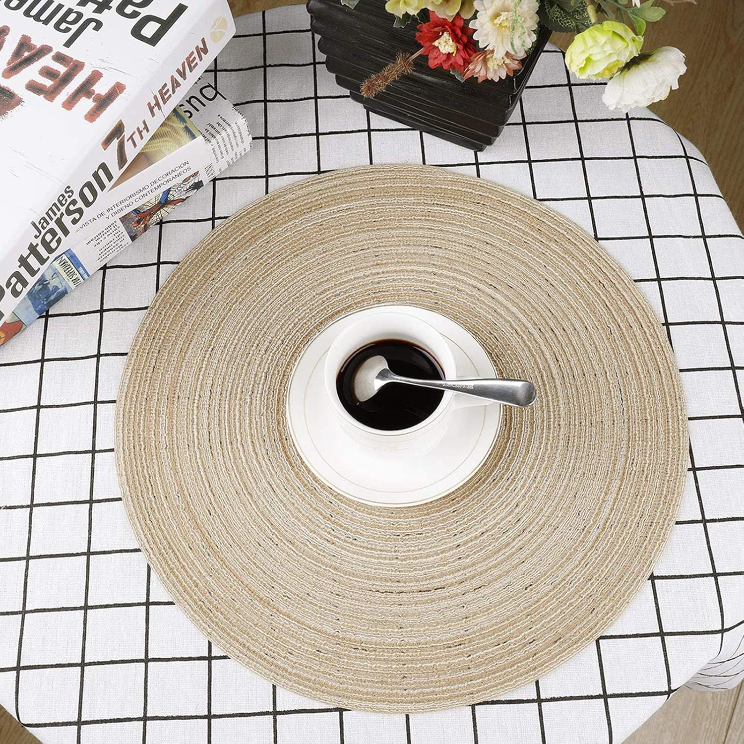 maifey Round Placemats set of 6 - Image 4