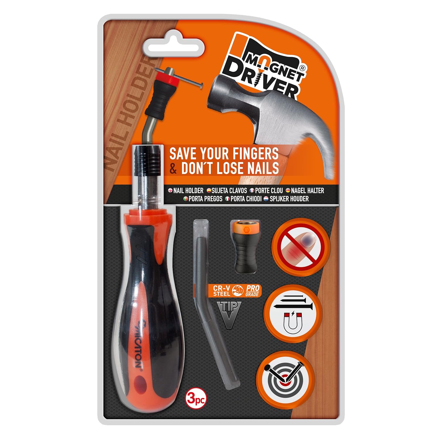 Subject Nails Driver®, A Blister That Contains The Subject Nails