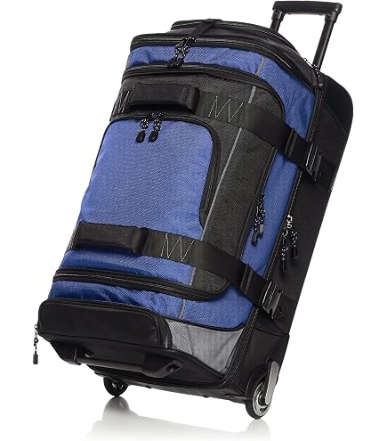 Amazon.com | Samsonite Ripstop Wheeled Rolling Duffel Bag, Blue