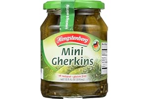 Hengstenberg Pickle Gherkins Mini, 12.5 oz