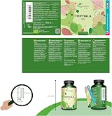 Vegavero Pure Triphala Powder Organic 1300 mg 180 Capsules 3 Month view 3