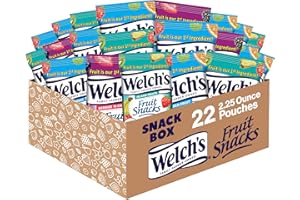 Welch's Fruit Snacks, Variety Pack with Mixed Fruit, Island Fruits & Berries 'n Cherries, Gluten Free, 2.25 oz Bags (Pack of 22)