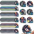 Leyndo 72 Pack Space Themed Pinball Toys Mini Pinball Machine for Space Party Favors Toys Stuffers Goodie Bag Fillers Prizes Rewards