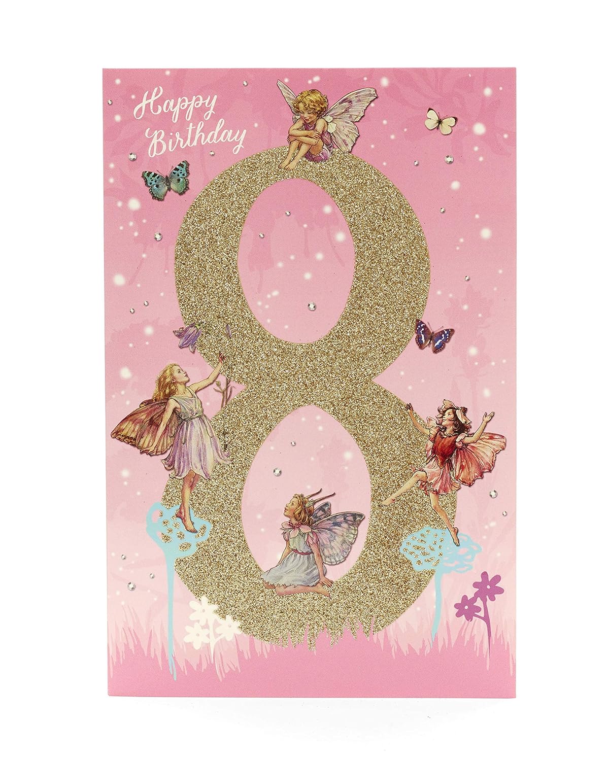 6th Birthday Card For Her Flower Fairies Gifts For Kids Fairy Birthday Card Ideal Gift Card For Kids Flower Fairies Birthday Card Age 6 Birthday Card Birthday Home Kitchen Umoonproductions Com