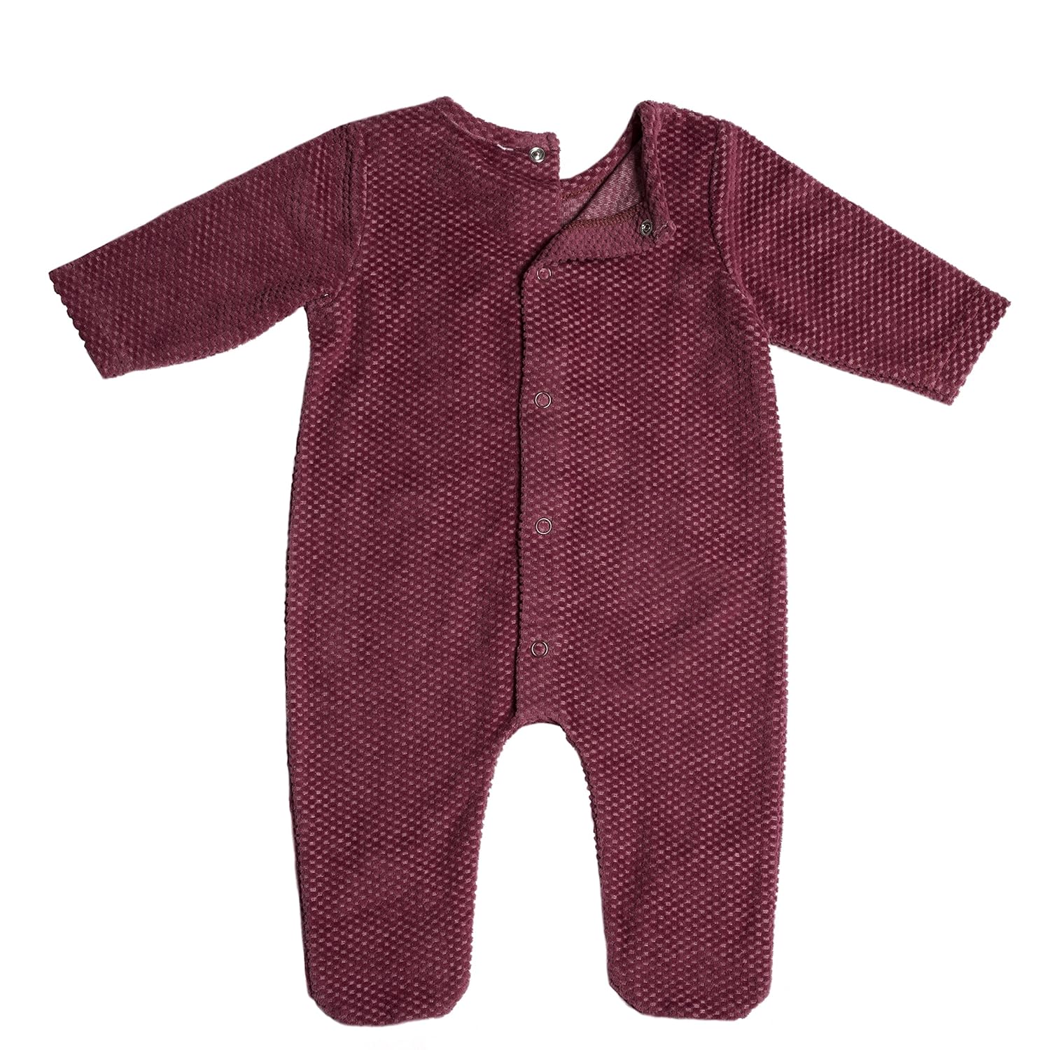 maroon romper baby