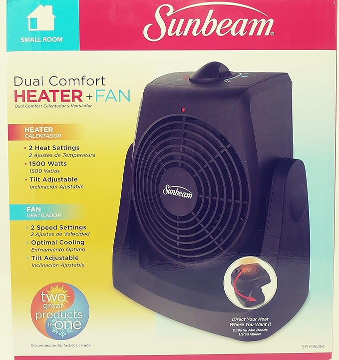 Sunbeam Dual Comfort Heater and Fan Black Review