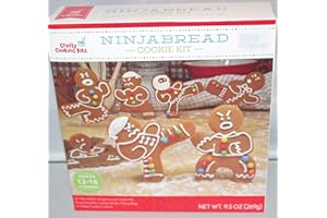 CRAFTY COOKING KITS Ninjabread Ninja Cookie Kit Mix w/4 Cookie Cutters