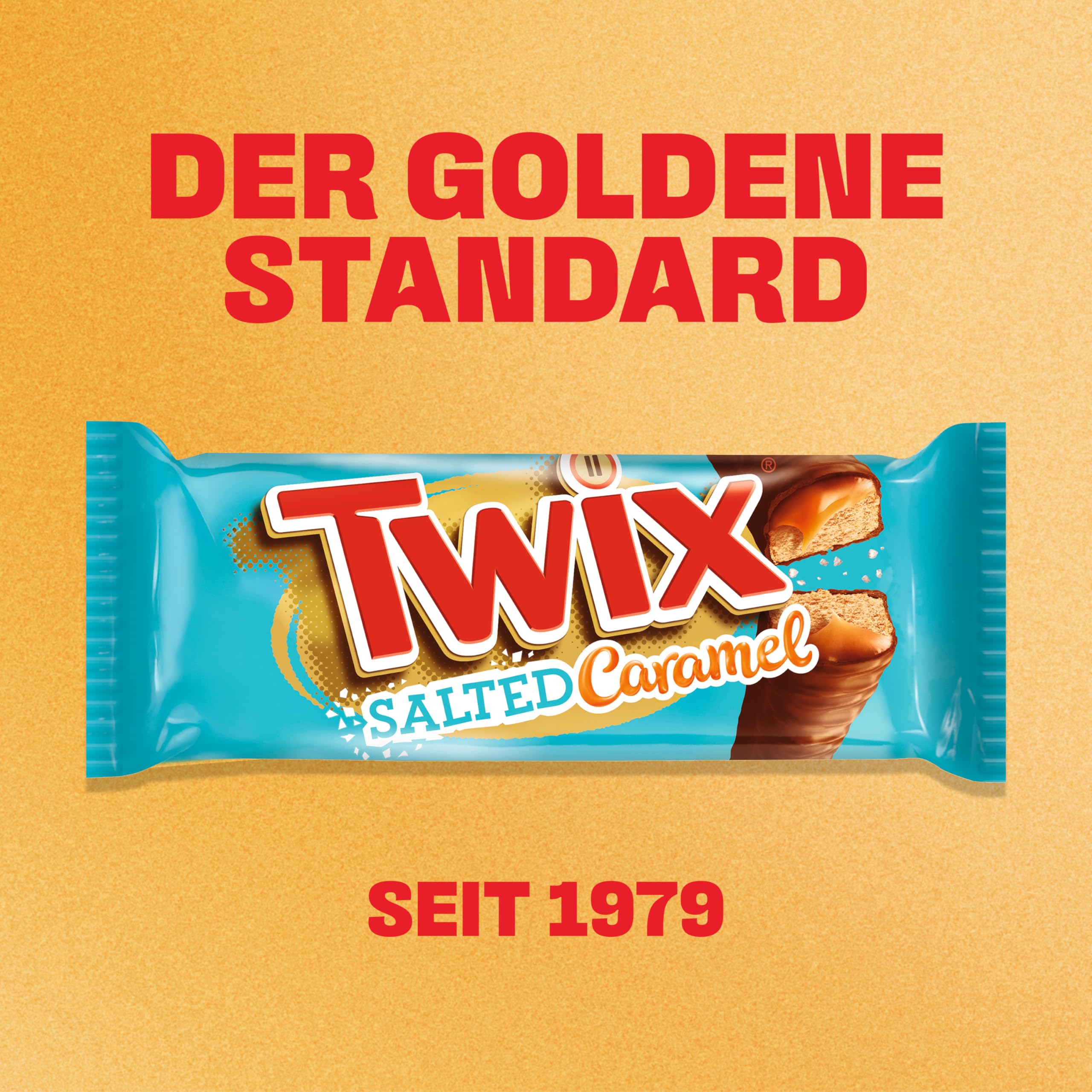 Twix Salted Caramel Schokoriegel | Großpackung Schokolade | 30 Doppelriegel (30 x 46g) 6