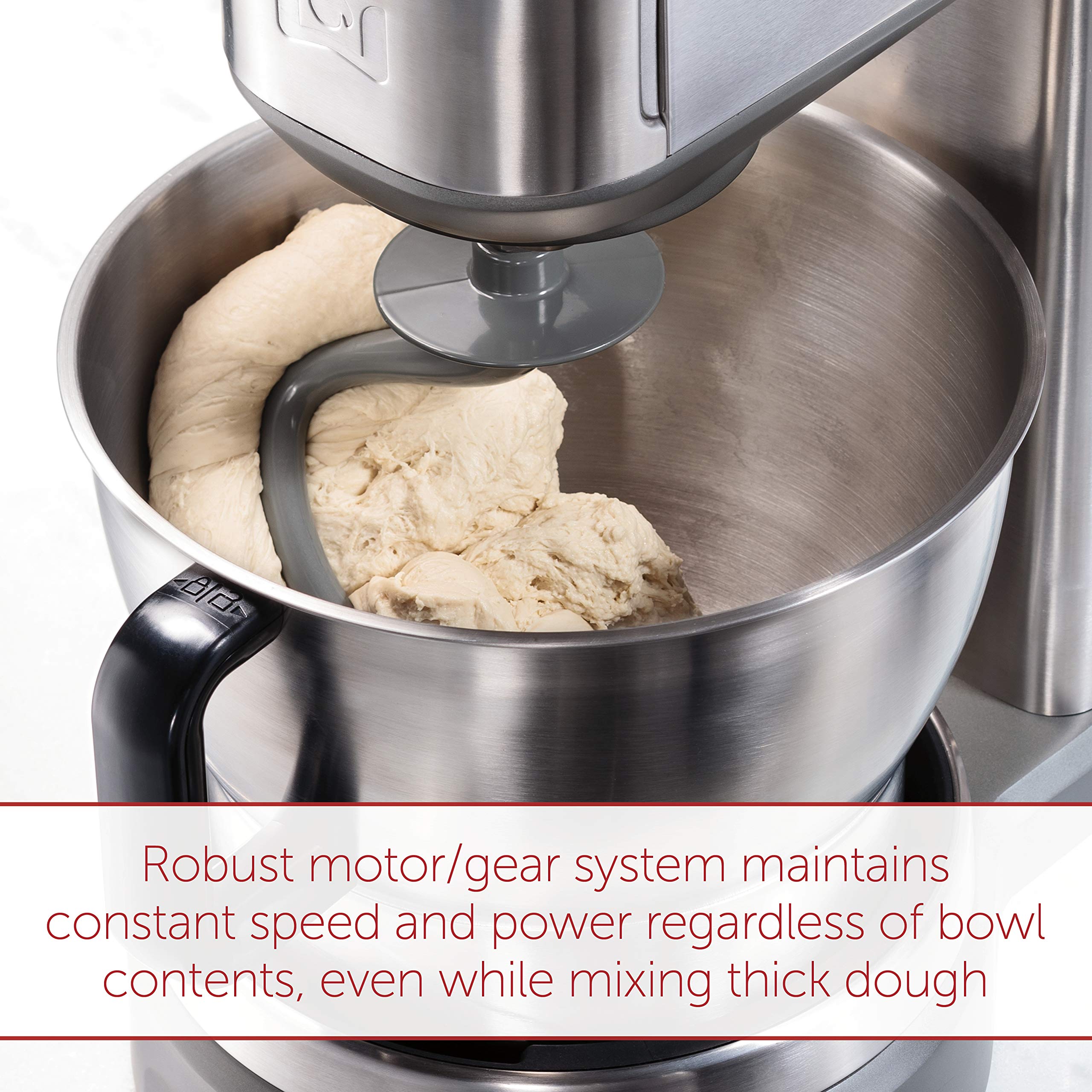 Wolf Gourmet HighPerformance Stand Mixer, 7 qrt, with Flat Beater, Dough Hook and Whisk