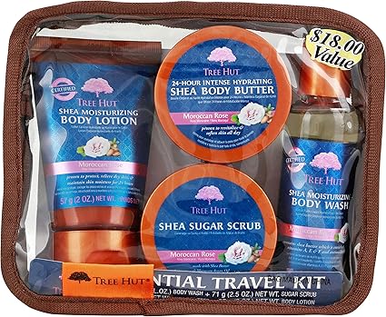 tree hut shea moisturizing body lotion moroccan rose