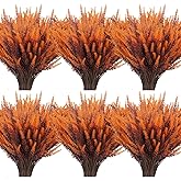 JEMONG 20 Bundles Artificial Fall Lavender Flowers Outdoor UV Resistant Fake Flowers No Fade Faux Plastic Plants Garden Porch Window Box Decorating (Golden Yellow)