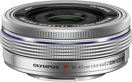 Amazon Co Jp Olympus 電動式パンケーキズームレンズ M Zuiko Digital Ed 14 42mm F3 5 5 6 Ez Slv 家電 カメラ