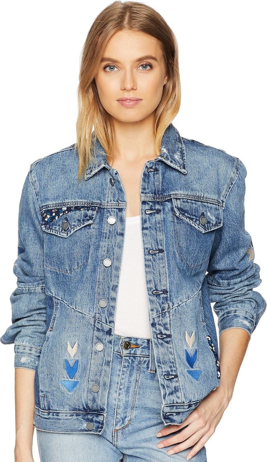 blank nyc embroidered denim jacket