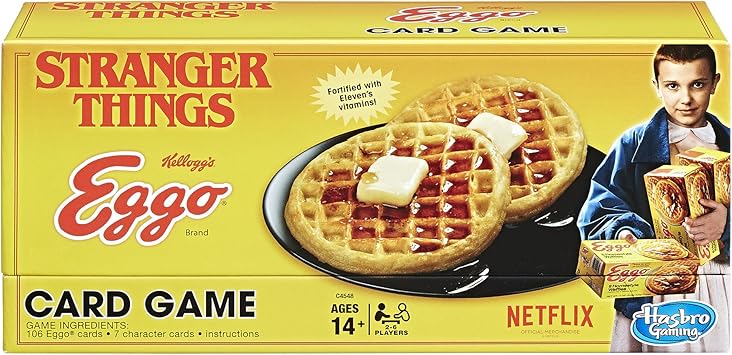 Hasbro Stranger Things Eggo Naipes: Amazon.es: Juguetes y juegos