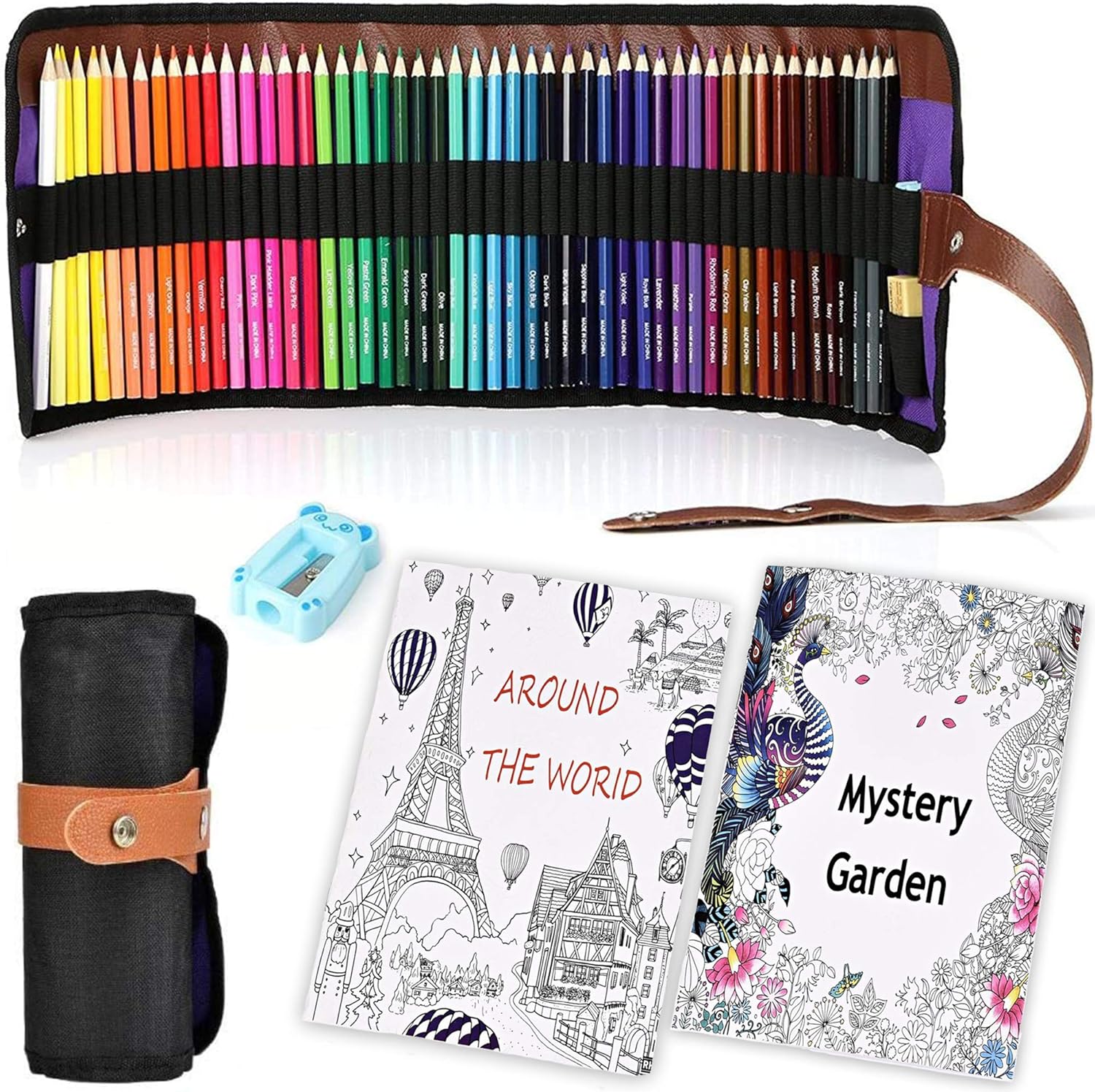 Amazon ヤマト商事 大人の塗り絵 色鉛筆50色 趣味 自分用 子供のプレゼントに おすすめ 収納ケース 鉛筆削り付き 色鉛筆 文房具 オフィス用品