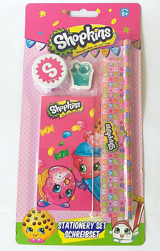 shopkins stationery set