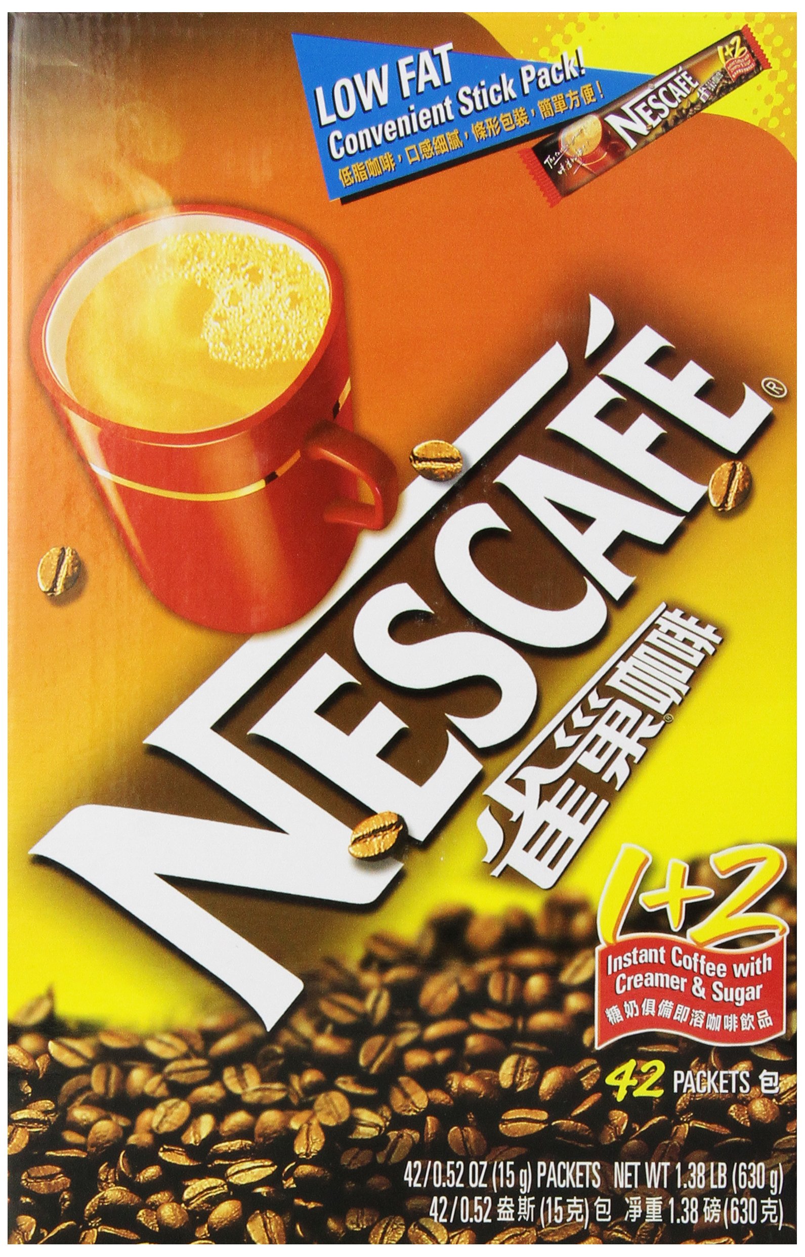 Nescafe 3 in 1 Strong Instant Coffee Single Packets 28x18g Coffee Substitutes