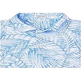PETER MILLAR Mens Classic Fit Fern Performance Jersey Polo - White