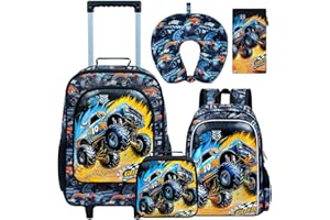 Kids Luggage Set for Boys Girls, Hardside Kids Carry on Suitcases for Toddler, Dinosaur Unicorn rolling luggage with Wheels, 