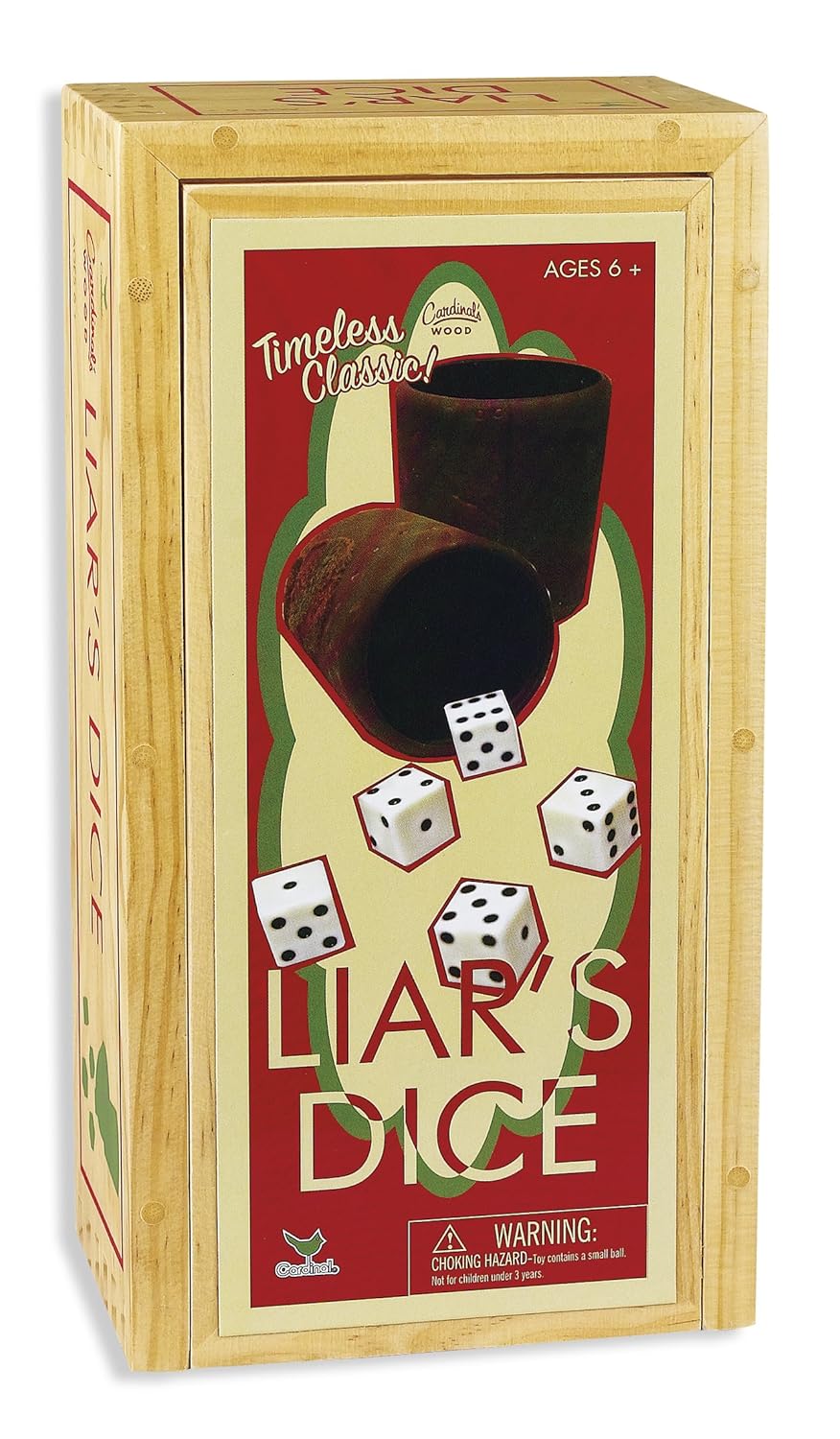 Liars Dice Game In Deluxe Wooden Box Perudo Amazon.co.uk Toys & Games