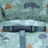 ZARPMA Forest Pattern Cotton Highchair Cover for Ikea Antilop Green Forest view 5