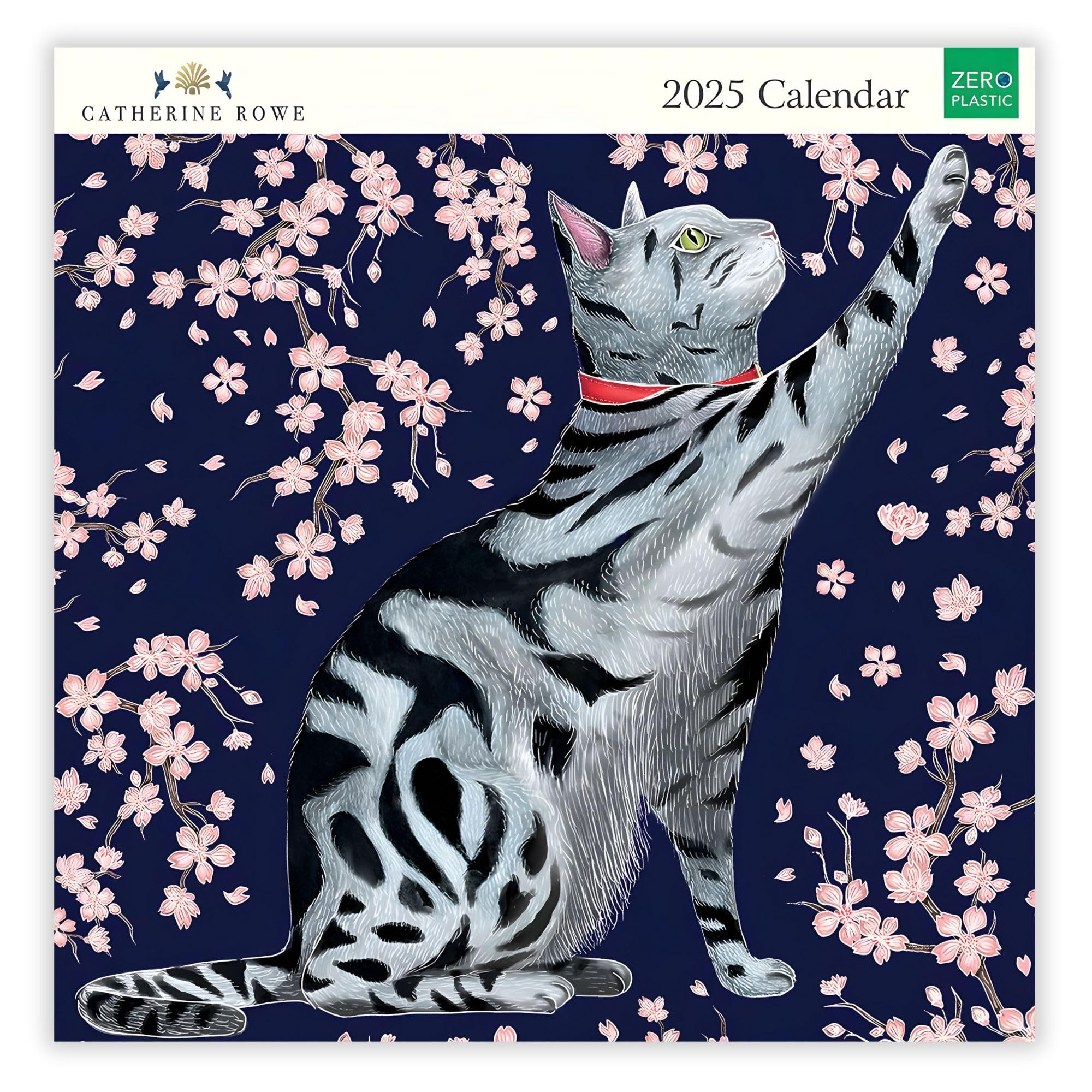 2025 Square Wall Calendar - Catherine Rowe Designs - Eco-Friendly - Made in the UK