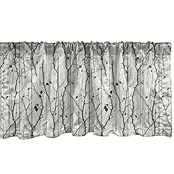 Ambesonne Farmhouse Window Valance Pack of