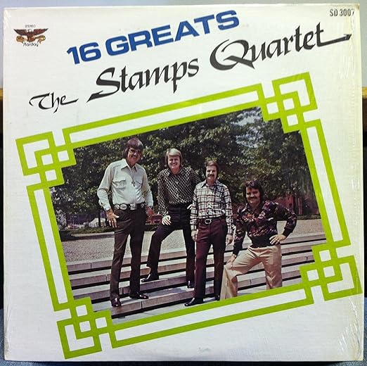  THE STAMPS QUARTET 16 GREATEST HITS vinyl record Music
