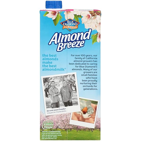ALMOND BREEZE DAIRY FREE ALMONDMILK, UNSWEETENED ORIGINAL, 32 FL OZ