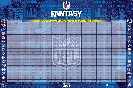 Buy Nfl 2017 Officially Licensed Fantasy Football Draft Kit Online At Low Prices In India Amazon In