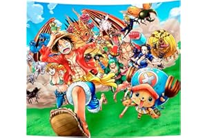 JUMANT Anime Tapestry - 1 Piece Tapestry - Anime Room Decor - 1 Piece Anime Decor - Anime Gifts - Anime Wall Decor - 1 Piece Birthday Decorations - 1 Piece Anime merchandise - 59x51 In
