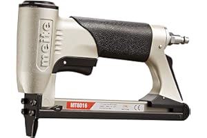 meite MT8016 Pneumatic Upholstery Stapler 21 Gauge 1/2" 12.8MM Crown 6-16MM 1/4" to 5/8" Length Industrial Fine Wire Stapler