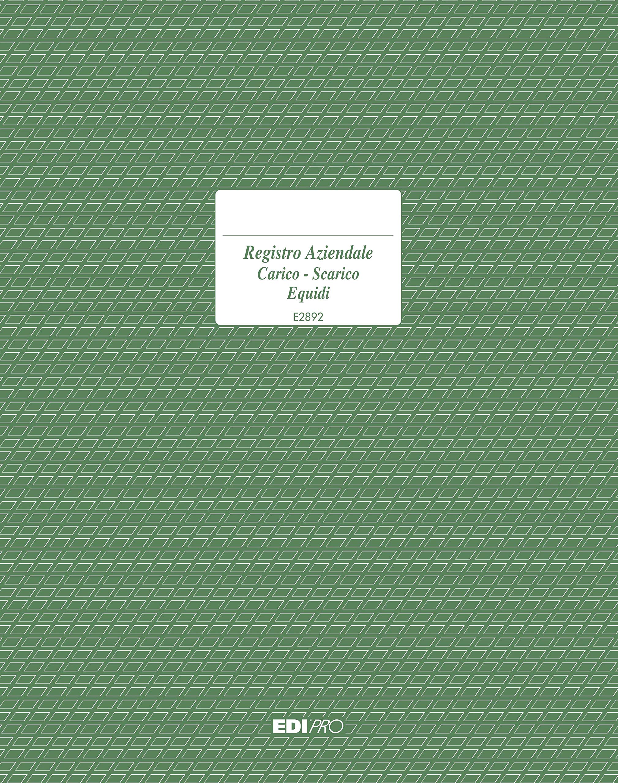 EDIPRO - E2892 - Loading/unloading Register equidae 23 Numbered Pages 31x24,5