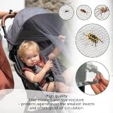 Zamboo Universal Mosquito Net for Pushchair Pram Buggy Travel Cot Grey view 5
