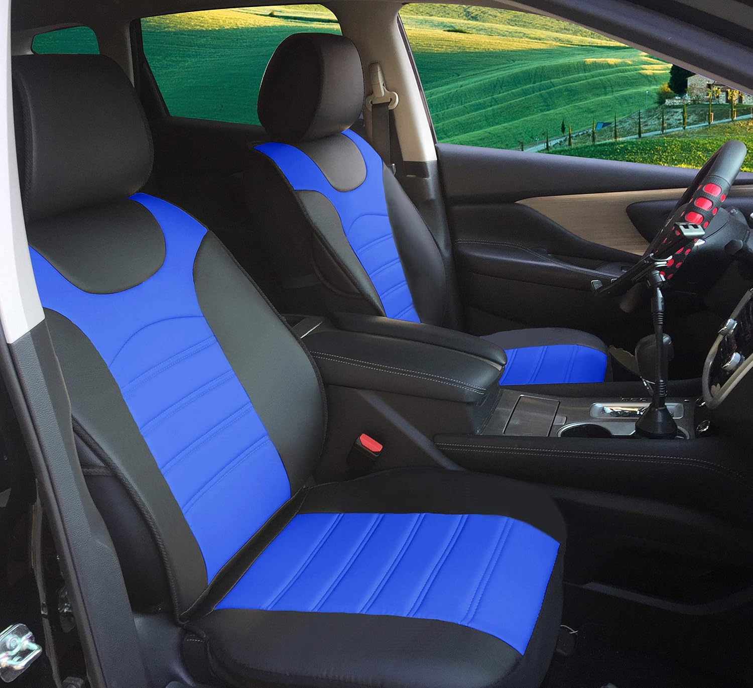 Protech Auto 2 Front Car Seat Cover Cushions Fit for Nissan