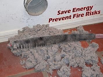 Vanitek - Cepillo para tubos de ventilación de secadora y ...