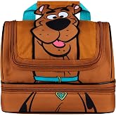 Get Trend Scooby-Doo Insulated Lunch Bag with Dual Compartments for School | Reusable Kids Snack Bag, Zipped Cooler Bag with Handle for Picnic, Travel, School Supplies &amp; Essentials, Gifts for Boys