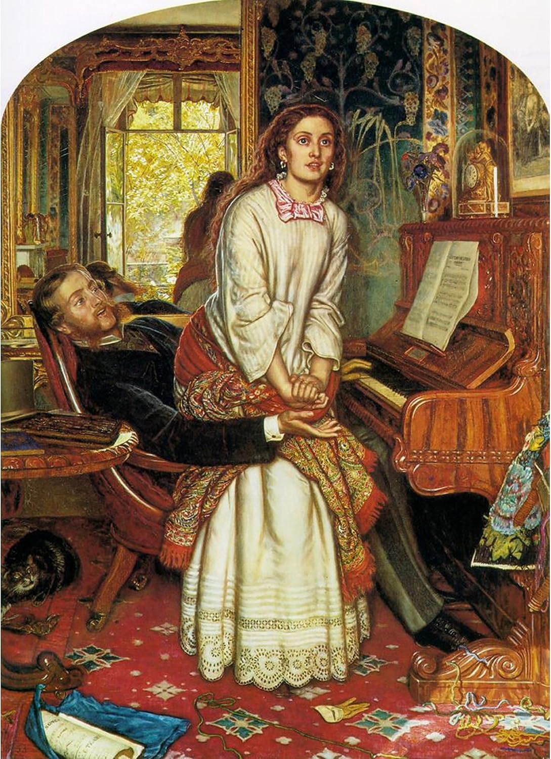 Amazon.com: The Awakening Conscience by William Holman Hunt: Posters &  Prints