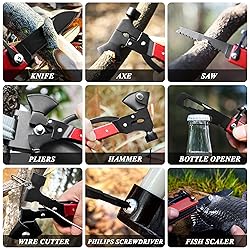 RoverTac Camping Essentials, Multi Tool Axe Hatchet
