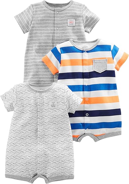 baby boy zip up romper
