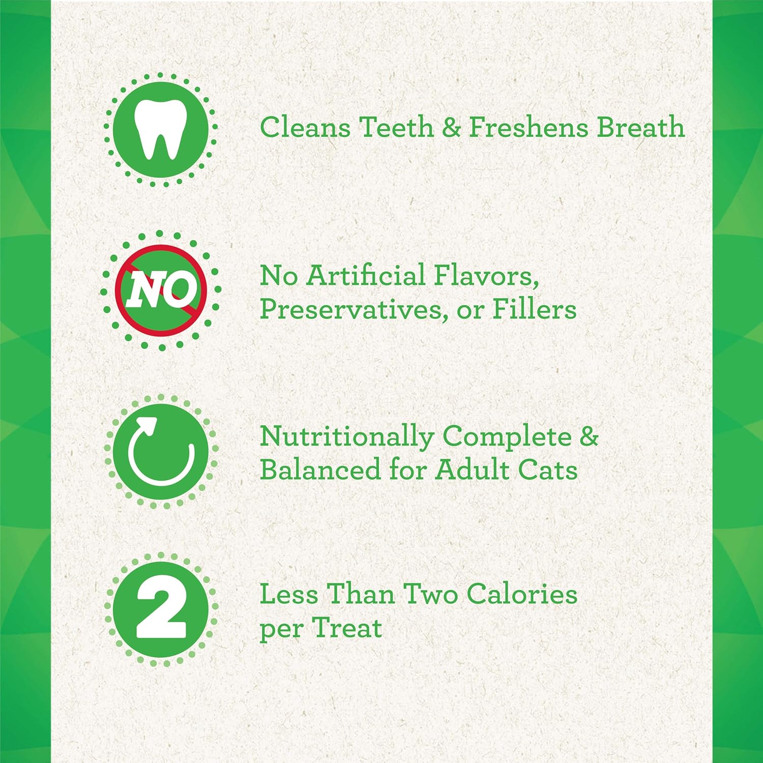 FELINE GREENIES Natural Dental Care Cat Treats Catnip Flavor, 21 oz. Tub : Pet Supplies