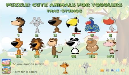 Amazon Com Cute Animal Puzzle For Toddlers Appstore For Android