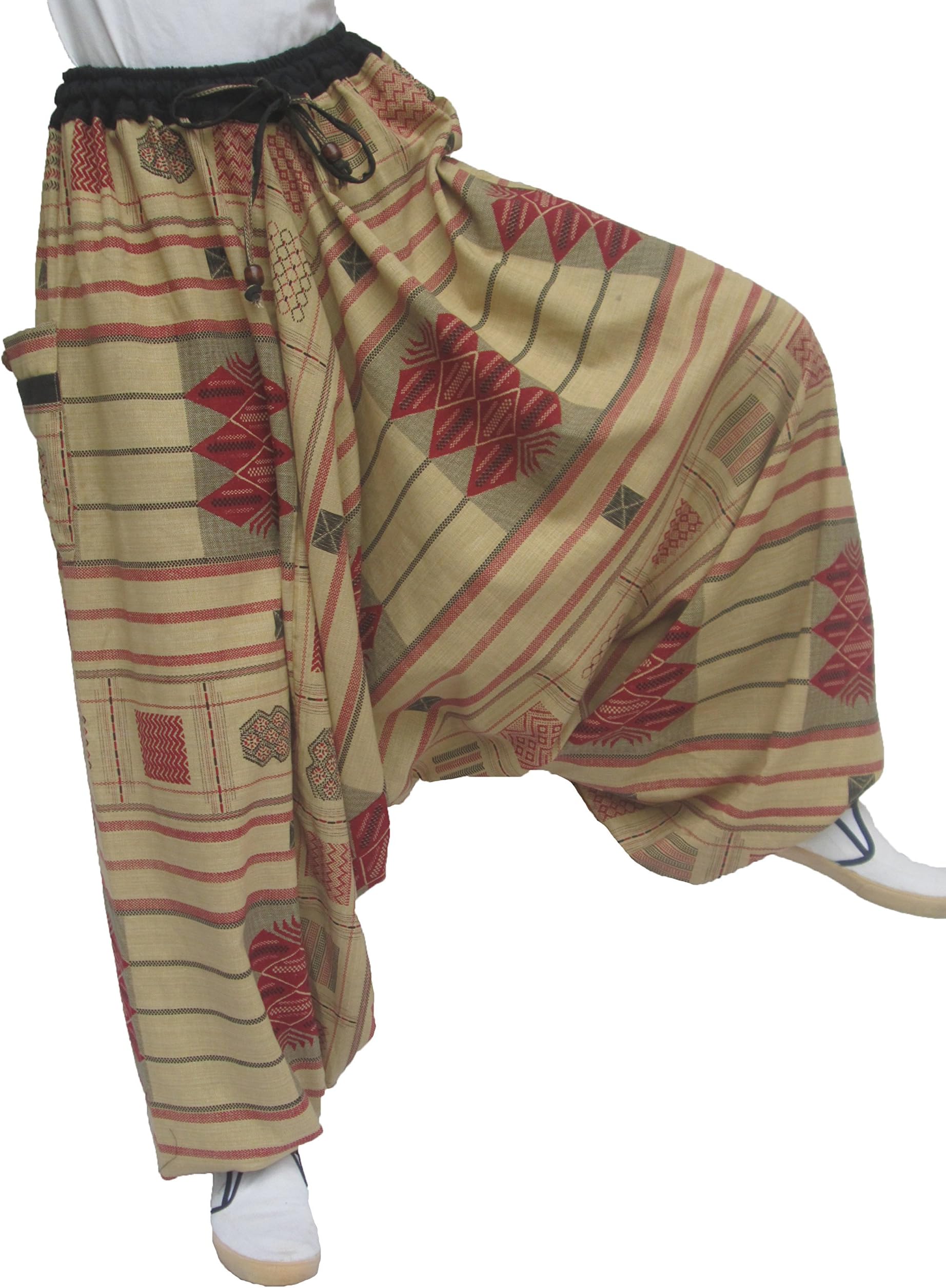 Cotton Plus Size Yoga Boho Hippie Wide Leg Harem Pants