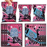 Papiailove 50 Pcs Cheer Gift Bags, Cheer Goodie Bags and Snack Bags for Team, Cheerleading Party Favors for Competitions, Birthdays and Team Celebrations